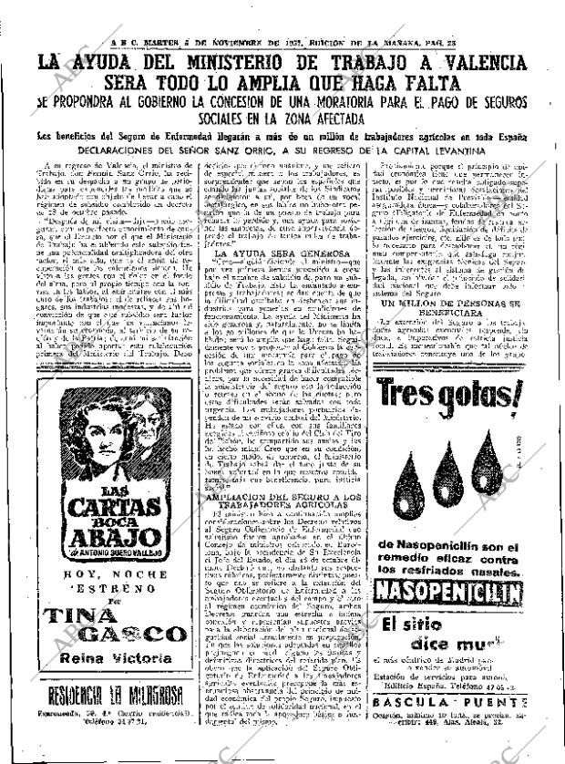 ABC MADRID 05-11-1957 página 28