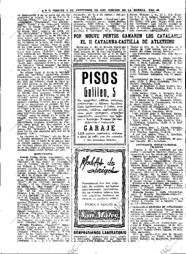 ABC MADRID 05-11-1957 página 45