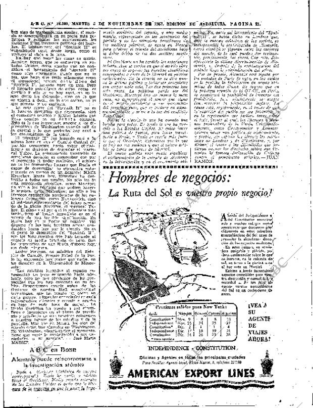 ABC SEVILLA 05-11-1957 página 11