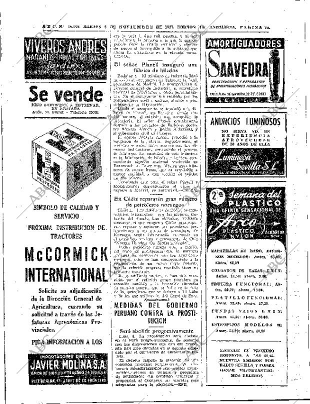 ABC SEVILLA 05-11-1957 página 20