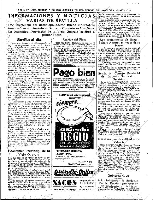 ABC SEVILLA 05-11-1957 página 23