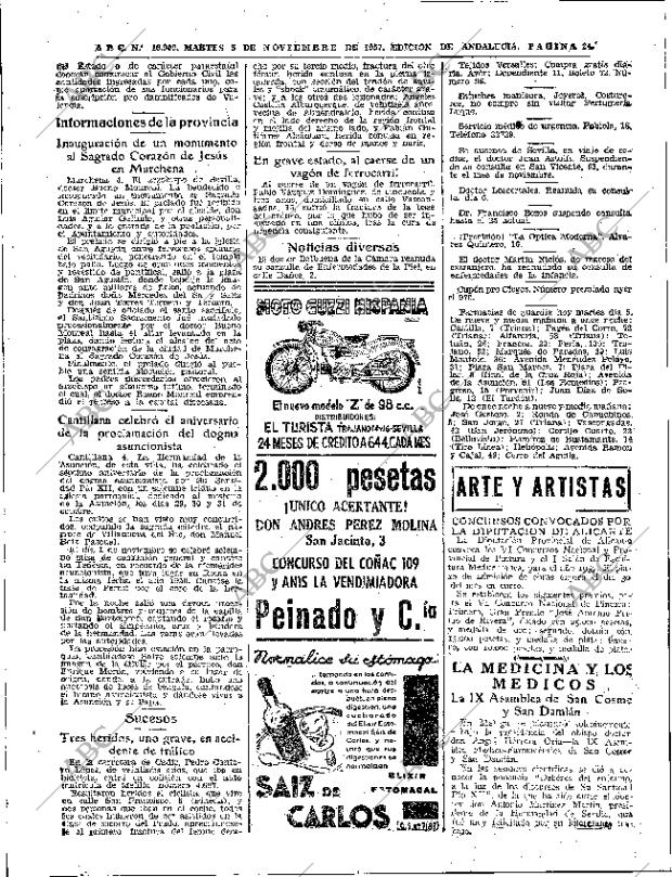 ABC SEVILLA 05-11-1957 página 24