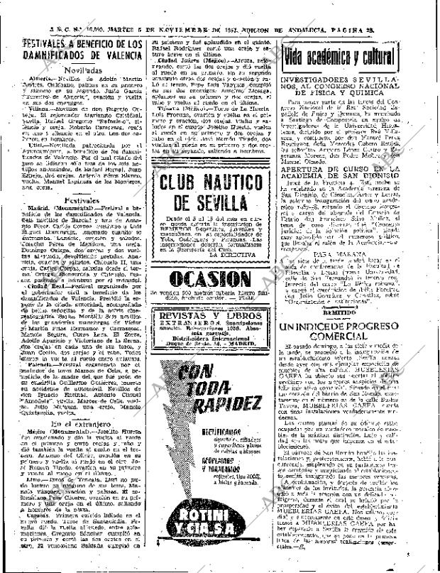 ABC SEVILLA 05-11-1957 página 25