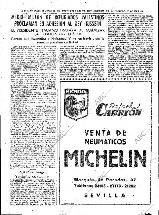 ABC SEVILLA 12-11-1957 página 19