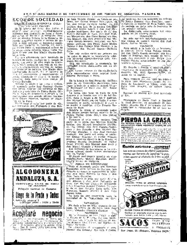 ABC SEVILLA 12-11-1957 página 26