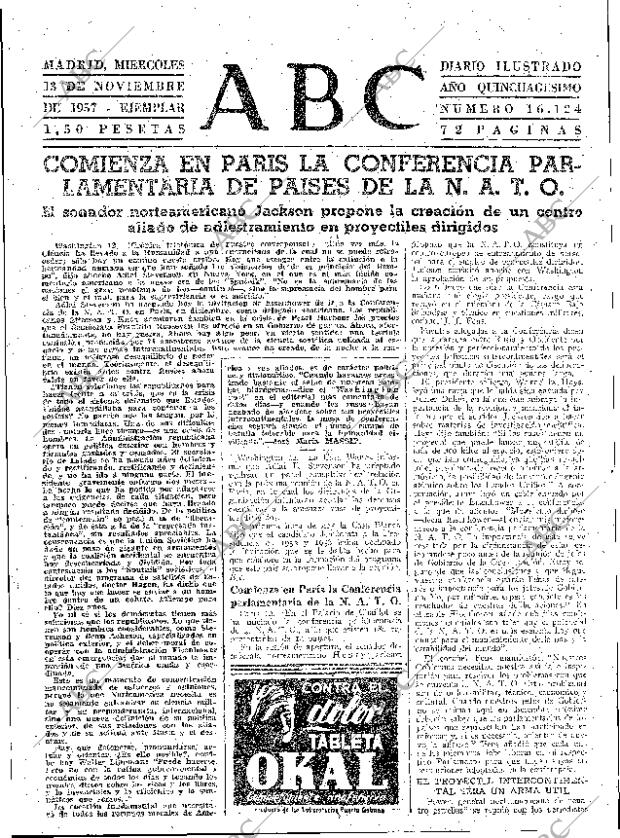ABC MADRID 13-11-1957 página 31