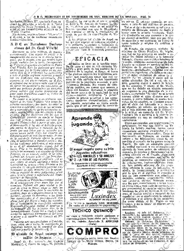 ABC MADRID 13-11-1957 página 36