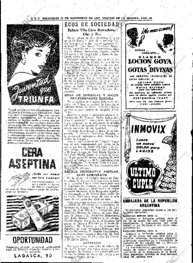 ABC MADRID 13-11-1957 página 46