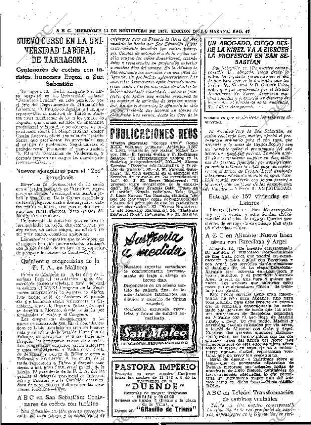 ABC MADRID 13-11-1957 página 47