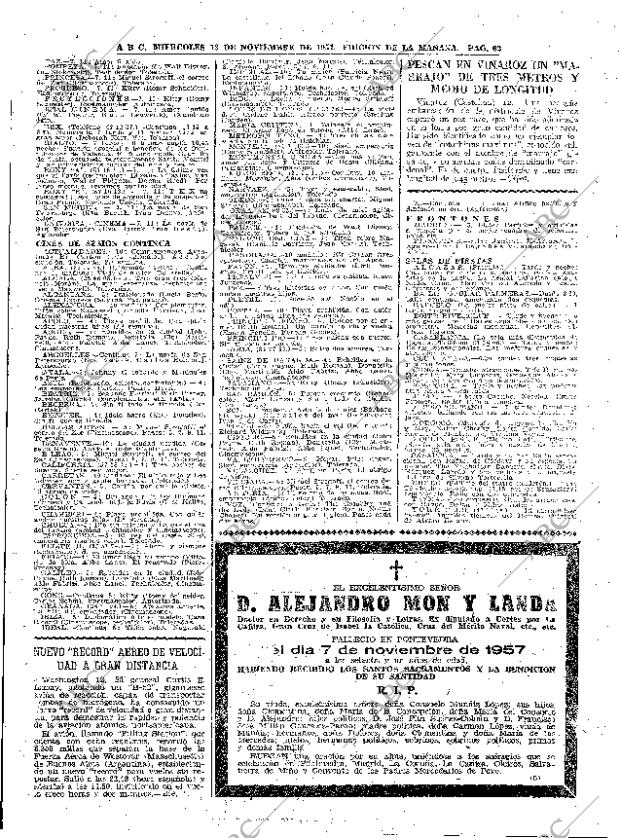 ABC MADRID 13-11-1957 página 62