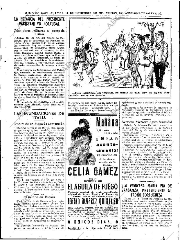 ABC SEVILLA 14-11-1957 página 25