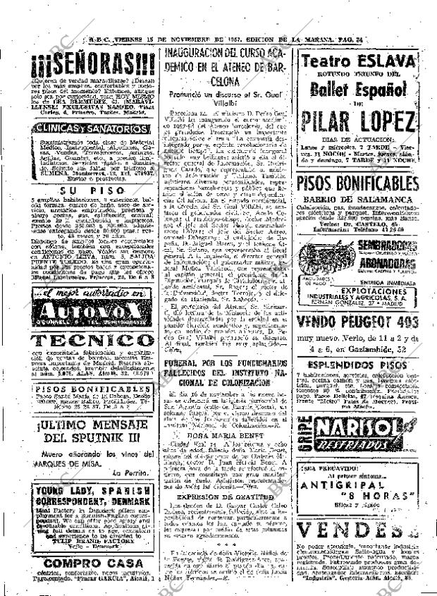 ABC MADRID 15-11-1957 página 34