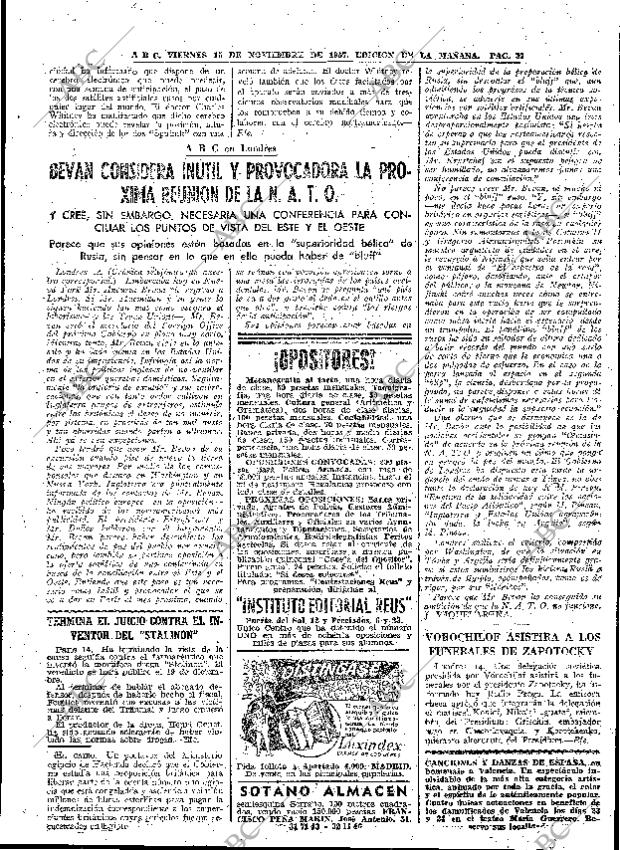 ABC MADRID 15-11-1957 página 37