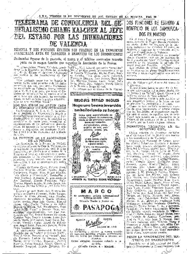 ABC MADRID 15-11-1957 página 39