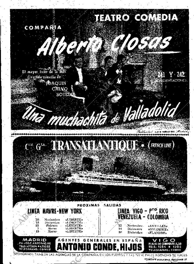 ABC MADRID 15-11-1957 página 6