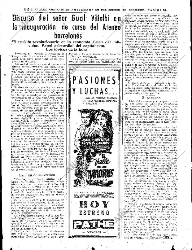 ABC SEVILLA 16-11-1957 página 23