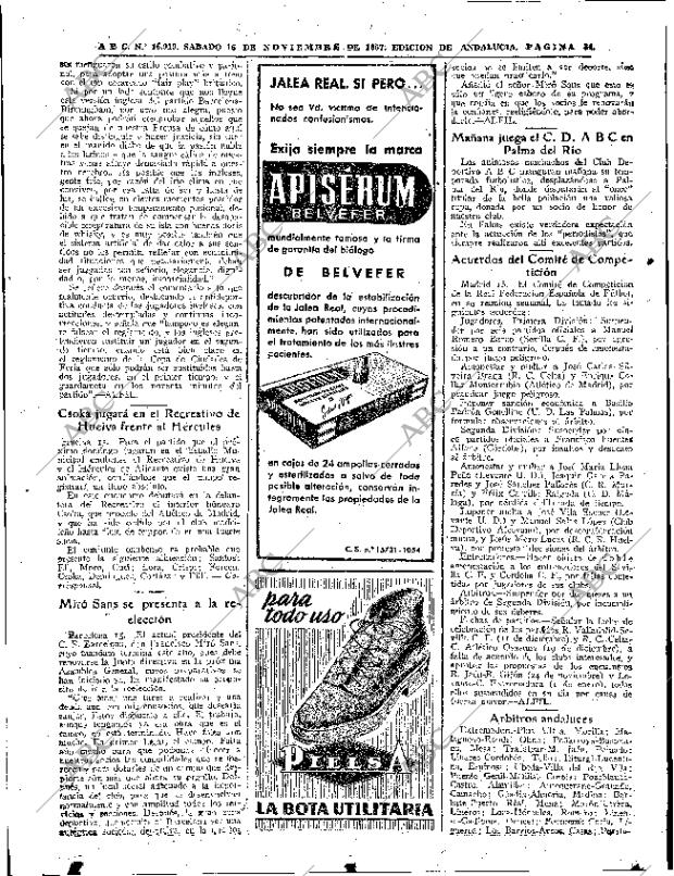 ABC SEVILLA 16-11-1957 página 34