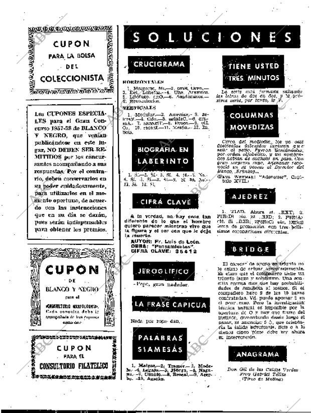 BLANCO Y NEGRO MADRID 16-11-1957 página 132