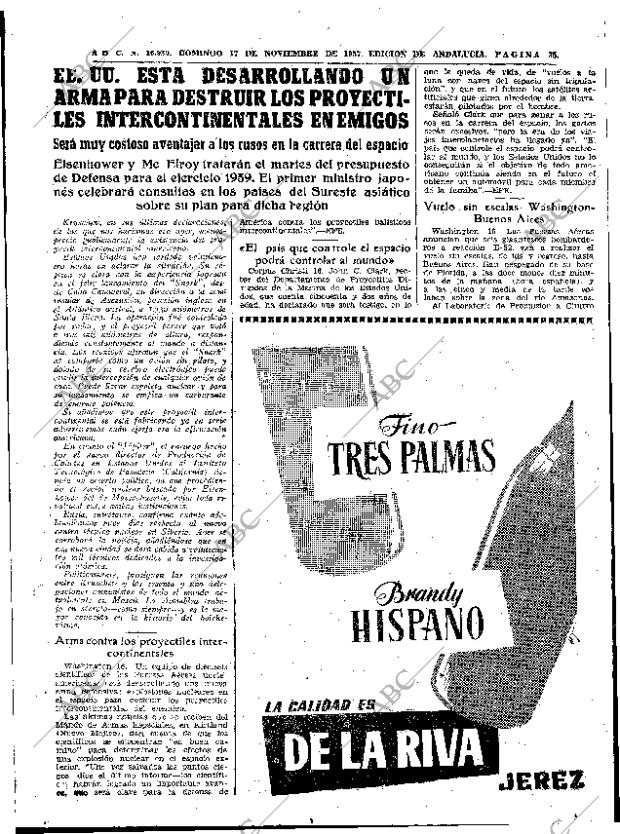 ABC SEVILLA 17-11-1957 página 35