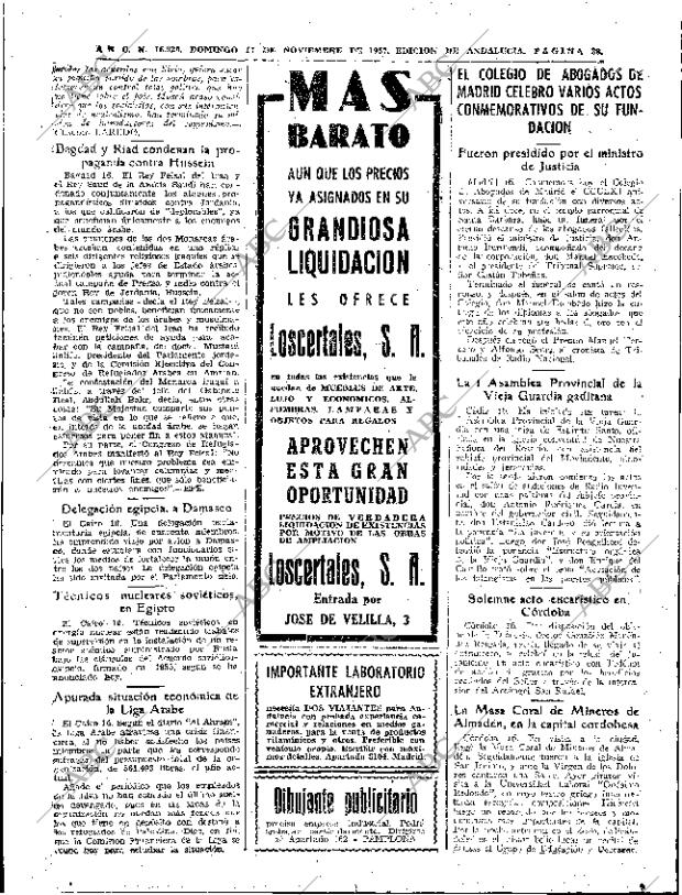 ABC SEVILLA 17-11-1957 página 38