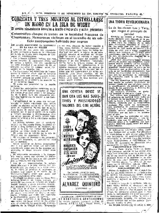 ABC SEVILLA 17-11-1957 página 41