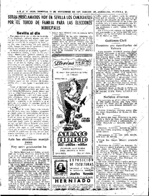 ABC SEVILLA 17-11-1957 página 51