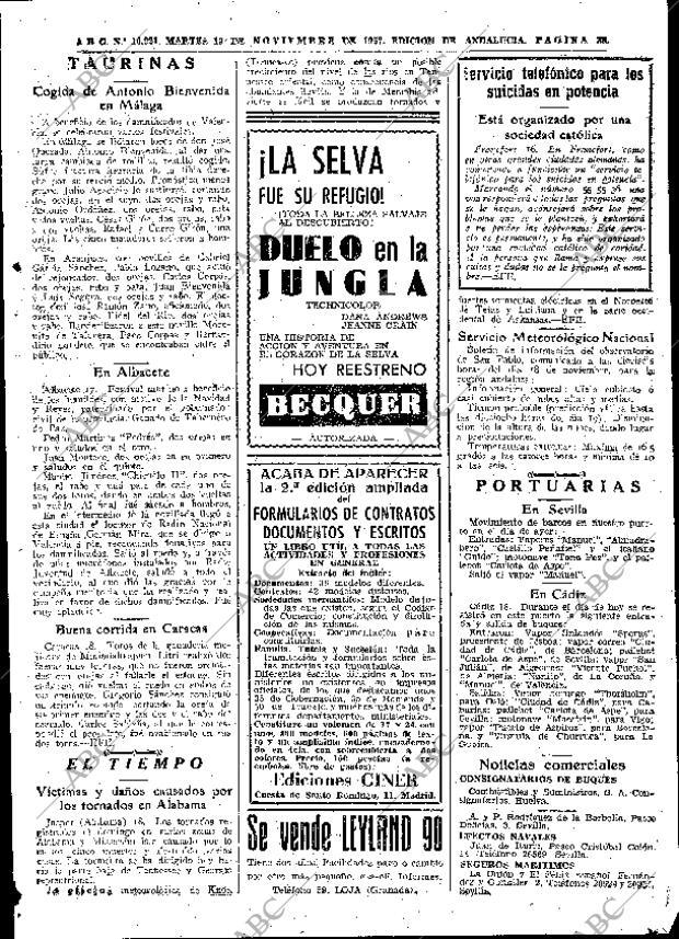 ABC SEVILLA 19-11-1957 página 35