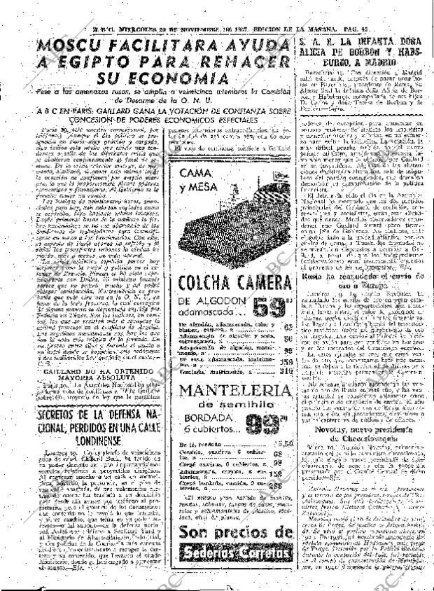 ABC MADRID 20-11-1957 página 43