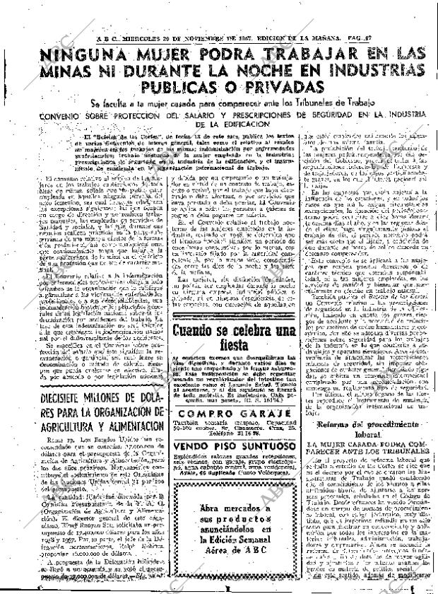 ABC MADRID 20-11-1957 página 47