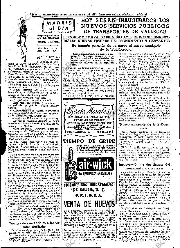 ABC MADRID 20-11-1957 página 53