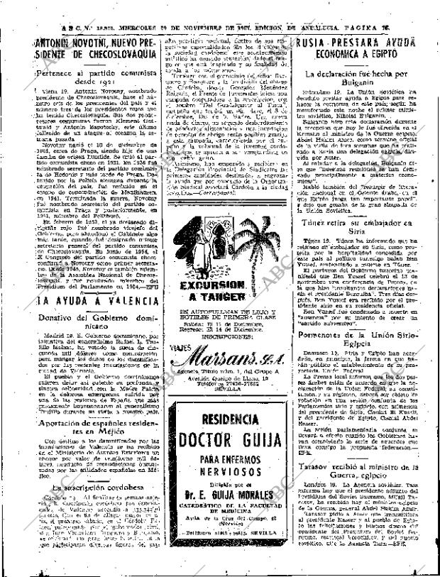 ABC SEVILLA 20-11-1957 página 16