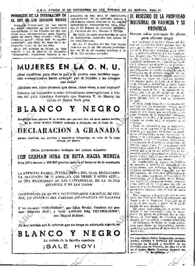 ABC MADRID 23-11-1957 página 35