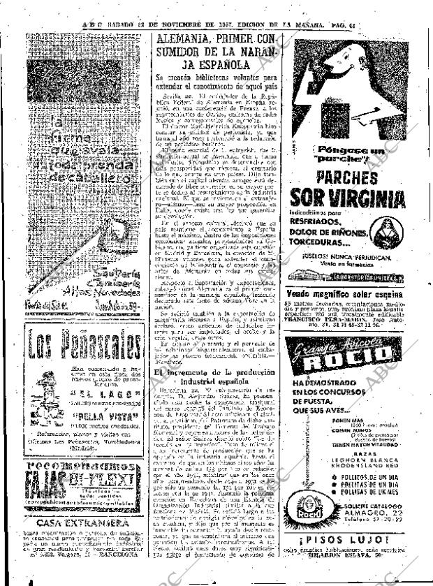 ABC MADRID 23-11-1957 página 42