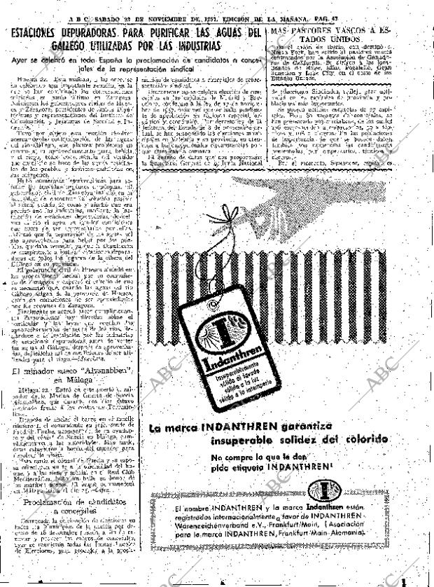 ABC MADRID 23-11-1957 página 45