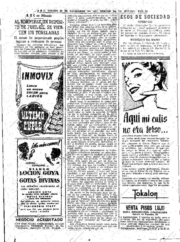 ABC MADRID 23-11-1957 página 48