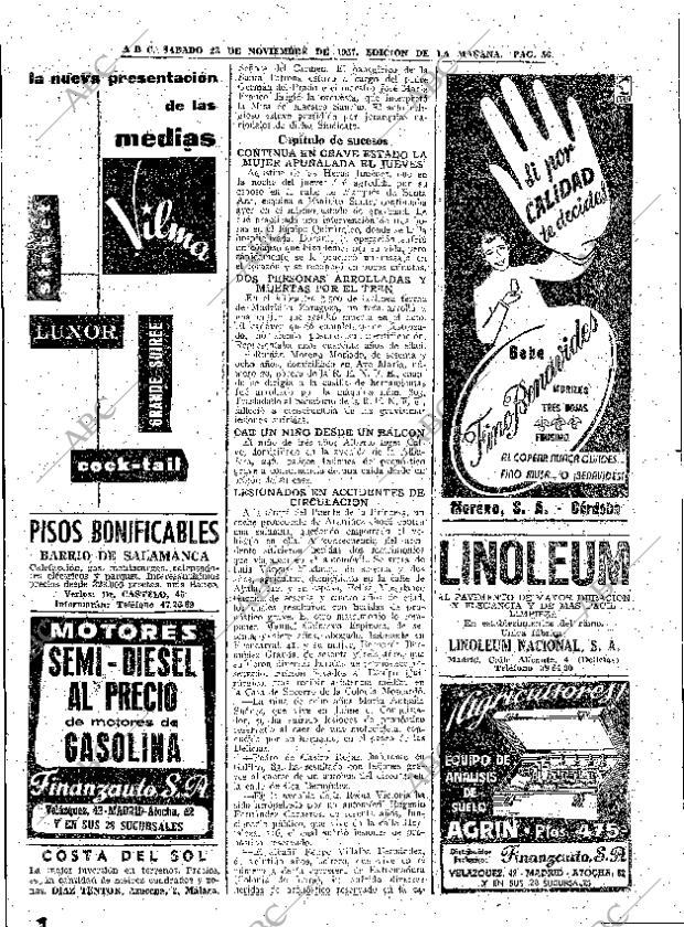 ABC MADRID 23-11-1957 página 54