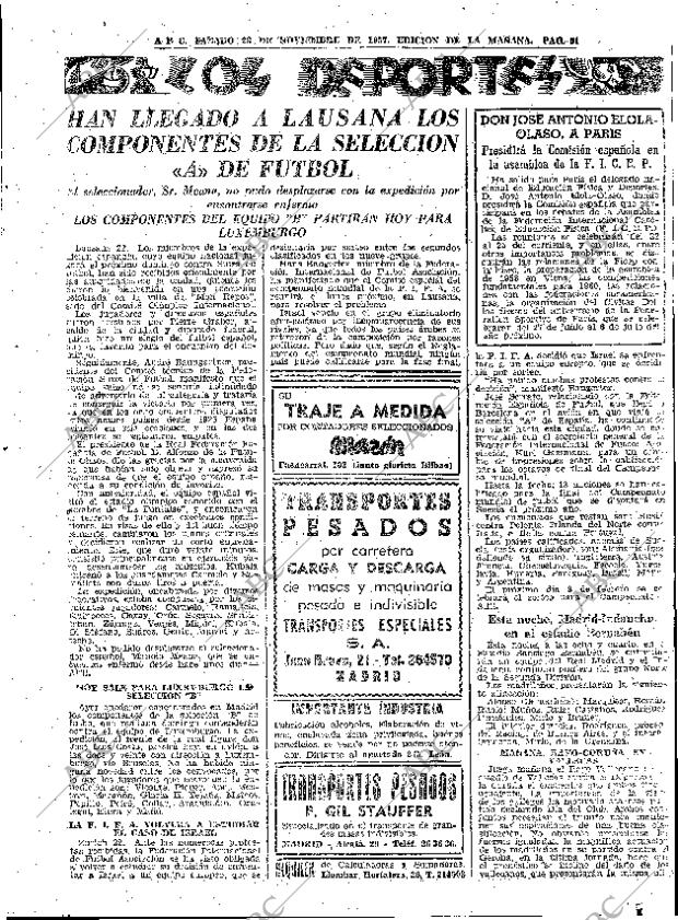 ABC MADRID 23-11-1957 página 59