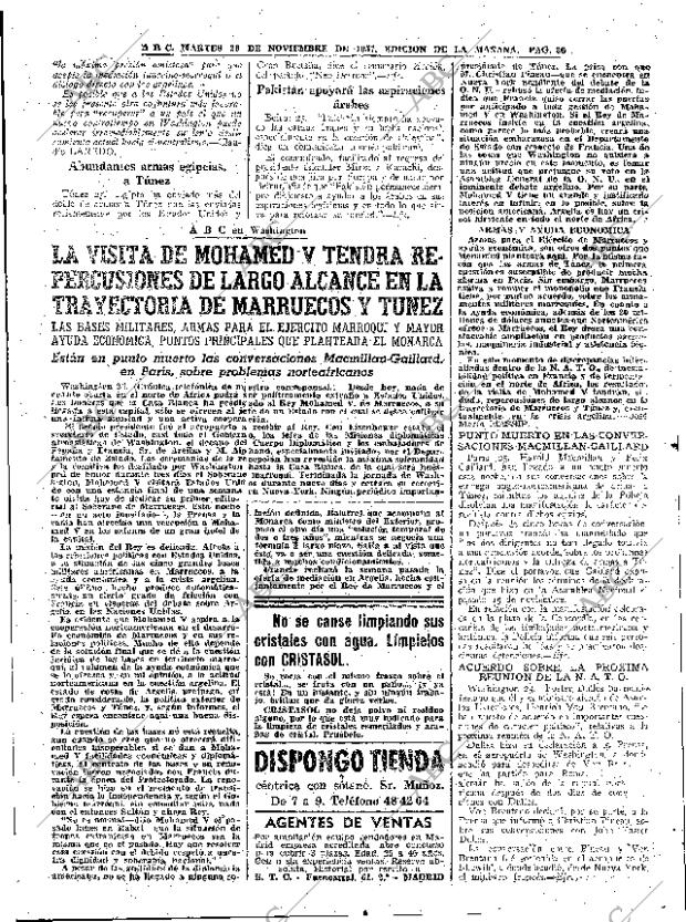 ABC MADRID 26-11-1957 página 36