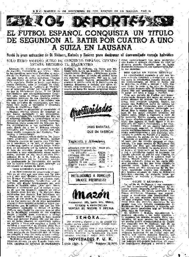 ABC MADRID 26-11-1957 página 51