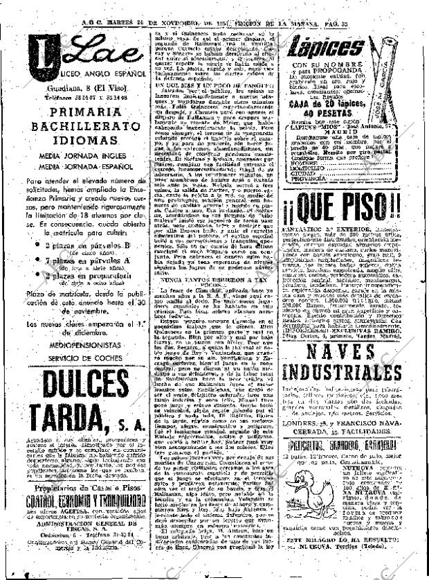 ABC MADRID 26-11-1957 página 52