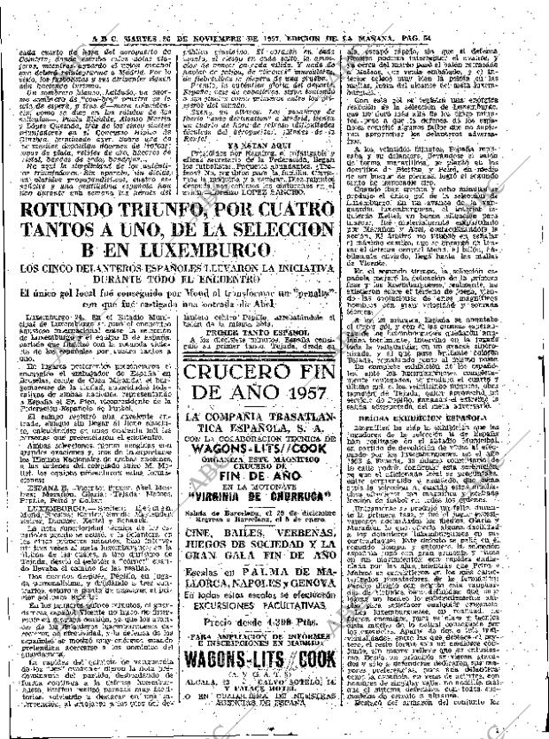 ABC MADRID 26-11-1957 página 54