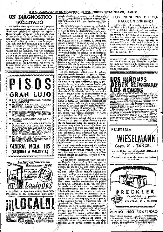 ABC MADRID 27-11-1957 página 36