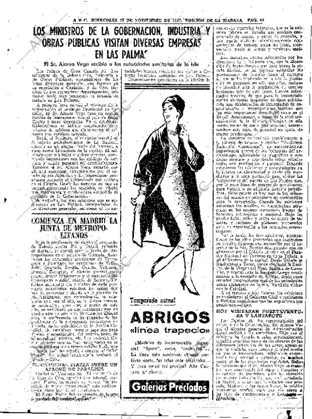 ABC MADRID 27-11-1957 página 49