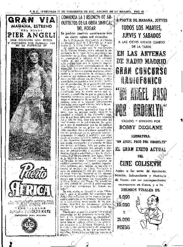 ABC MADRID 27-11-1957 página 50