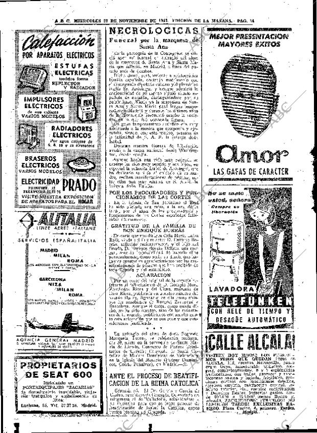 ABC MADRID 27-11-1957 página 54