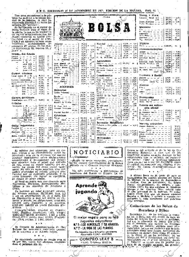 ABC MADRID 27-11-1957 página 61