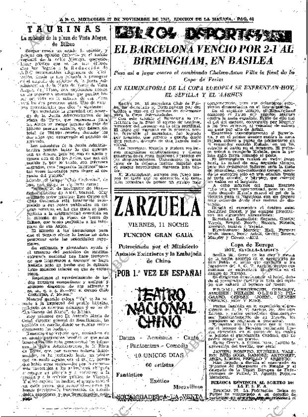 ABC MADRID 27-11-1957 página 63