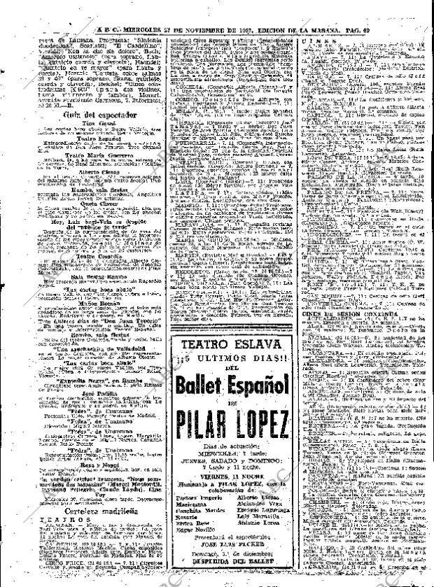 ABC MADRID 27-11-1957 página 69