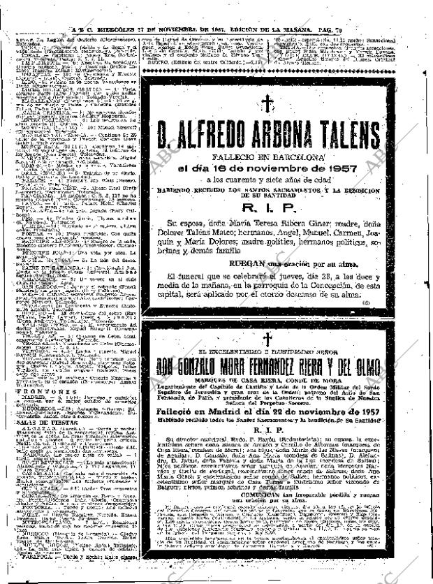 ABC MADRID 27-11-1957 página 70