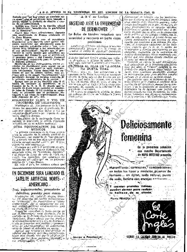 ABC MADRID 28-11-1957 página 33
